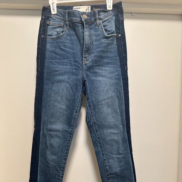 Garage Two Toned Skinny Jeans - Picture 1 of 4